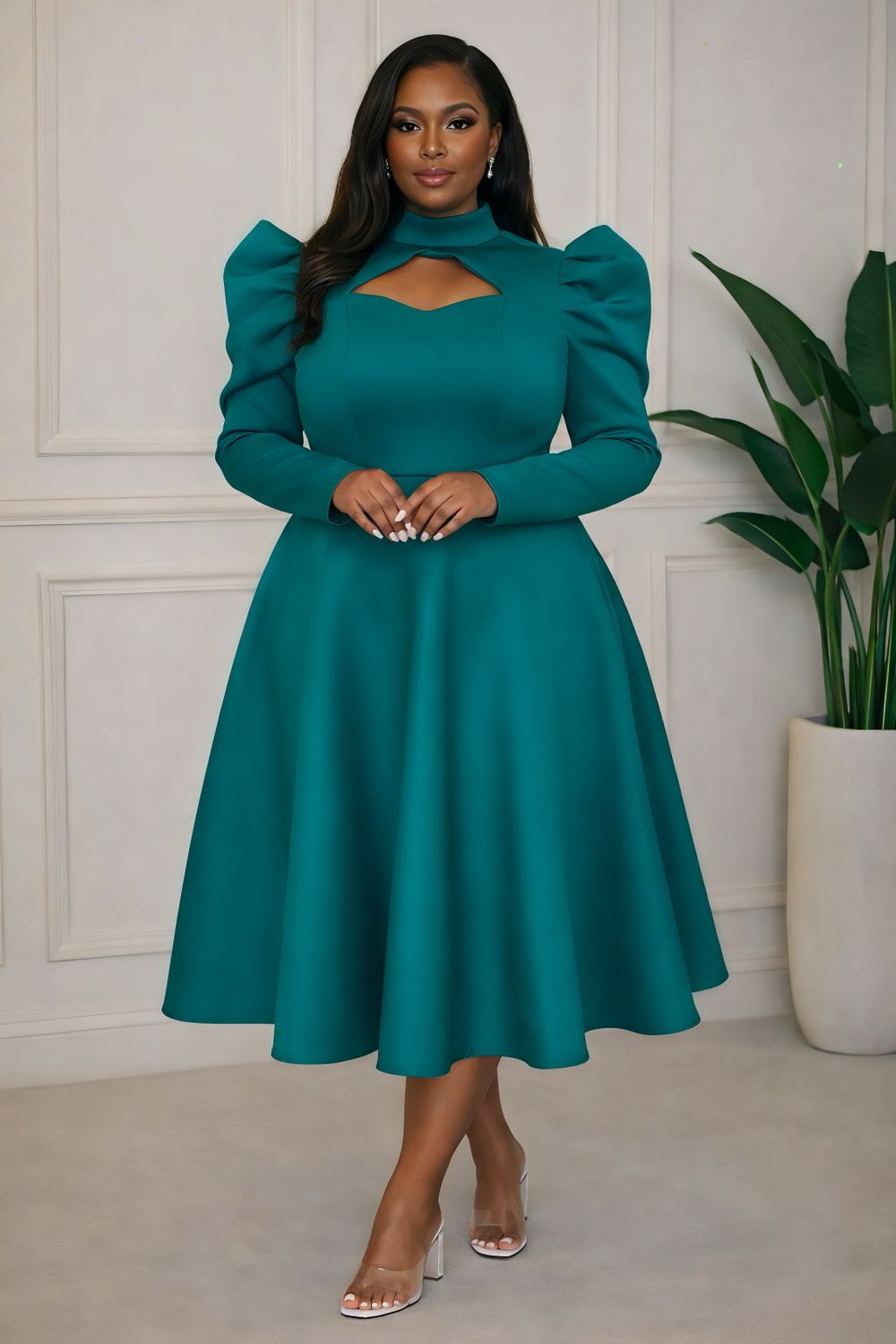 Green Monarch Dress