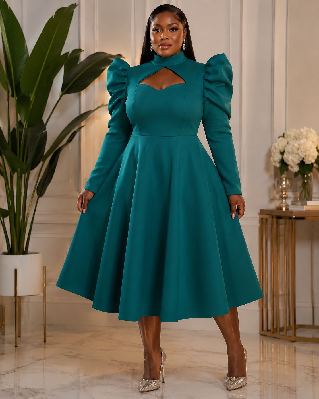 Green Monarch Dress