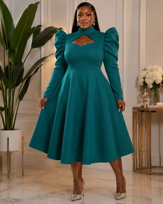 Green Monarch Dress
