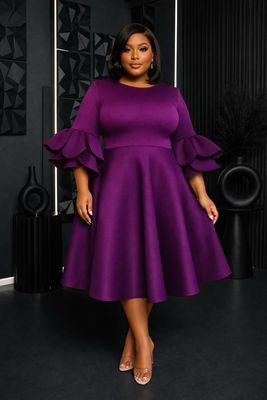 Violet Seraphina Petal Swing Dress