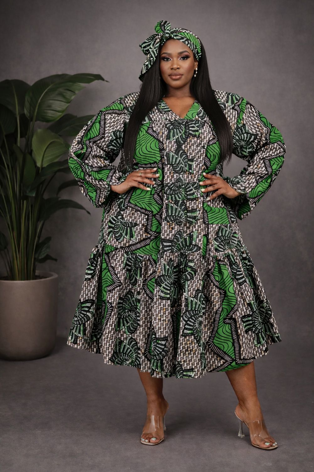 Afro Grace Dress