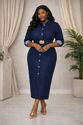 Blessing Denim Dress