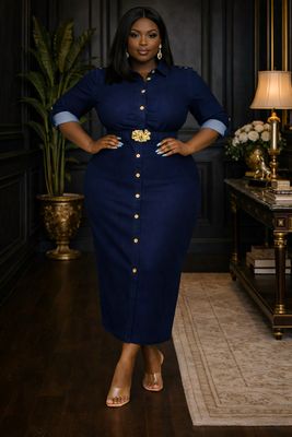 Blessing Denim Dress