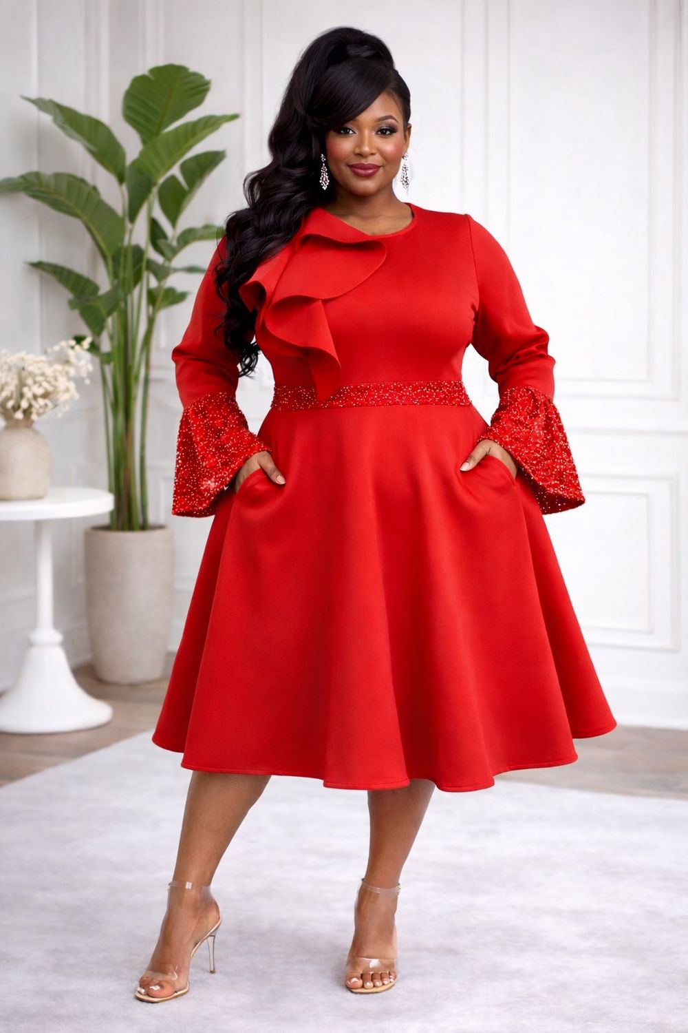 Lady Sparkle Sequin Dress