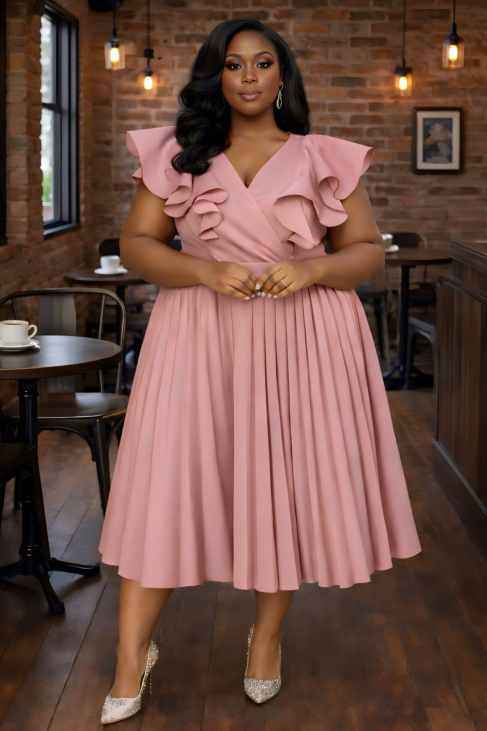 Blossom Pleated Dress