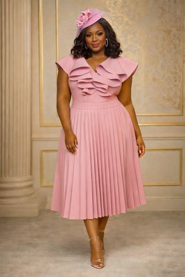 Blossom Pleated Dress