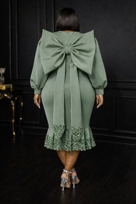 The Present Sage Sequin Dress
