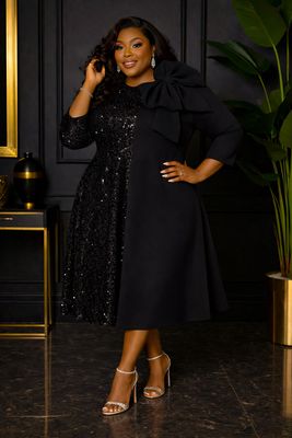 Black Starlight Sequin Dress Black Starlight Sequin Dress