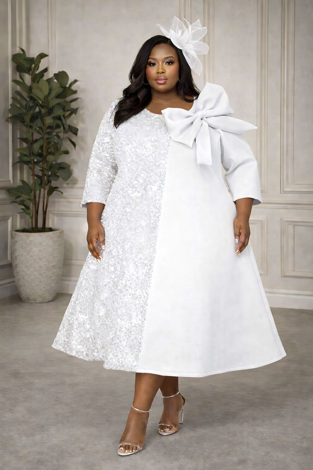 Pearly Starlight Sequin Dress