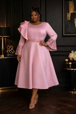 Pink Lady Sparkle Sequin Dress