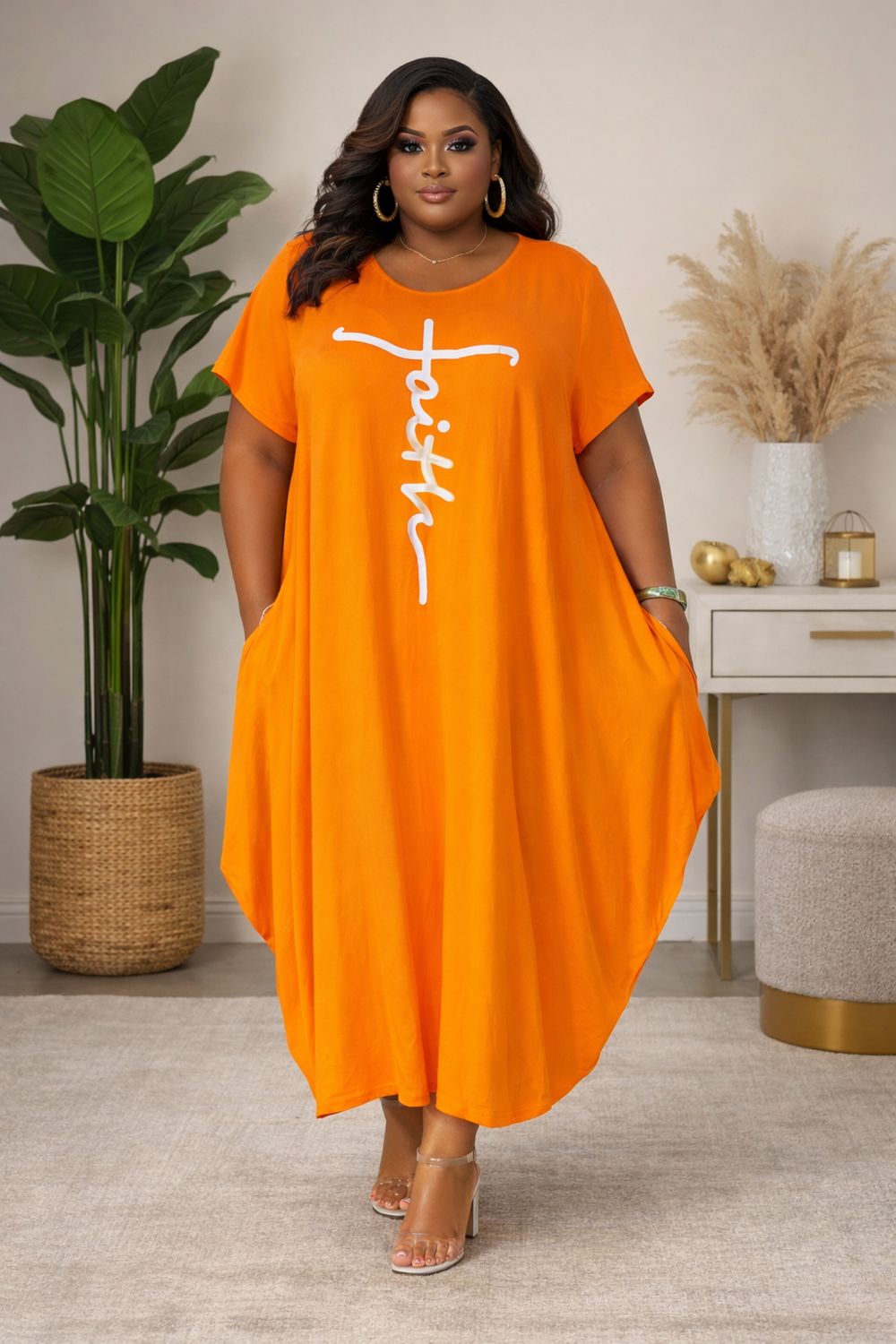 Faith Talk Baggie Dress