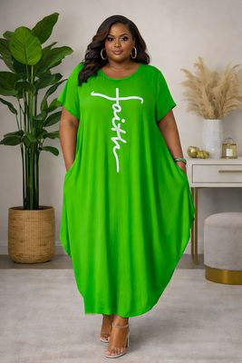 Faith Walk Baggie Dress