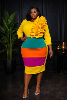 Life-Savior Ruffle Dress