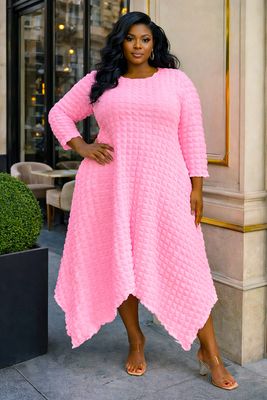 Pink Popcorn Dress