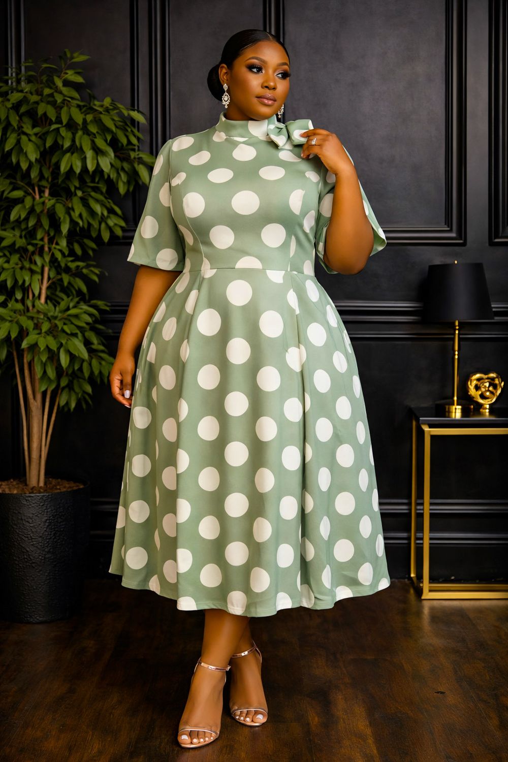 Sage Kristy Polk Dot Dress