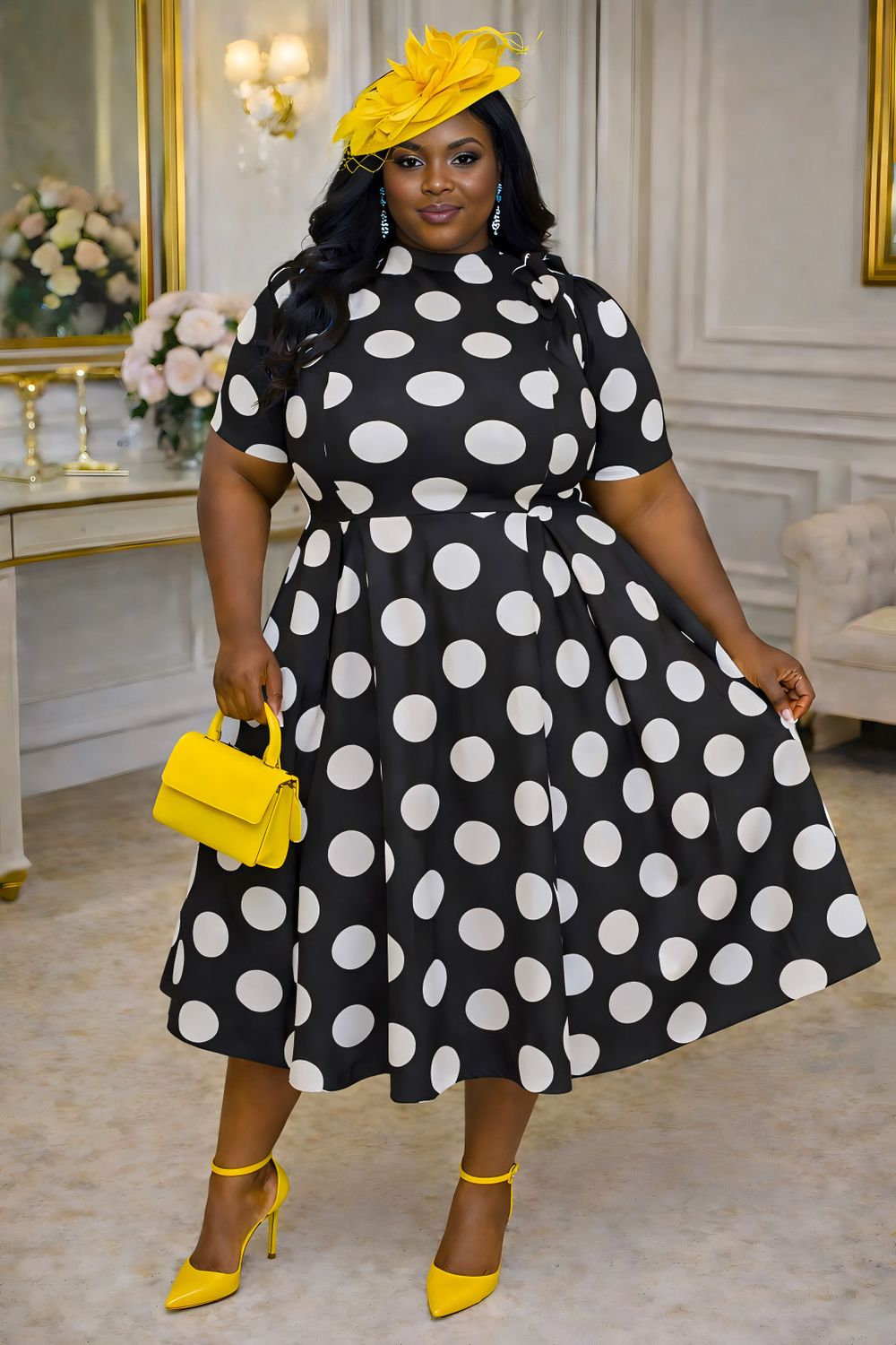 Kristy Polk Dot Dress