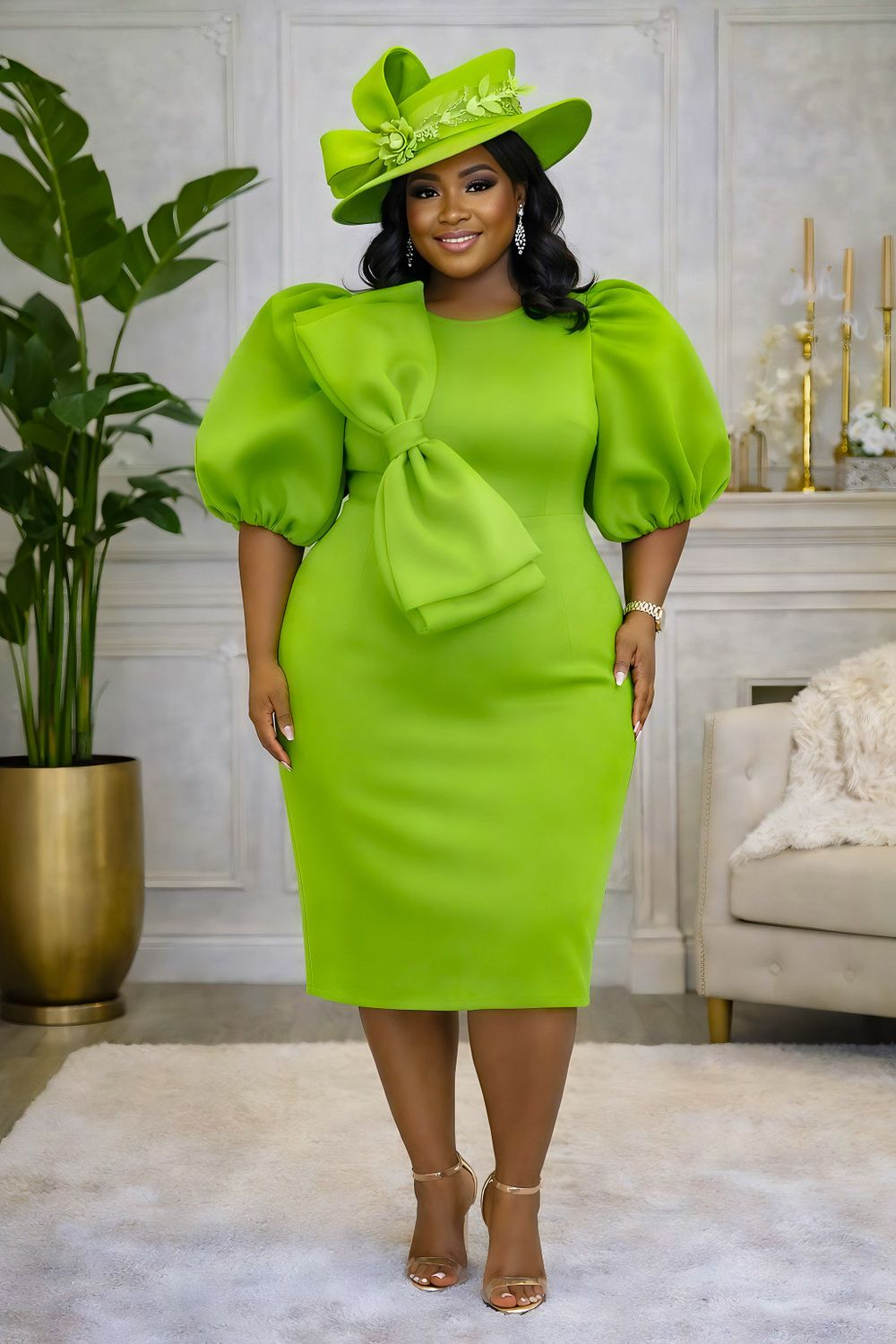 Chasity Apple Bownette Dress