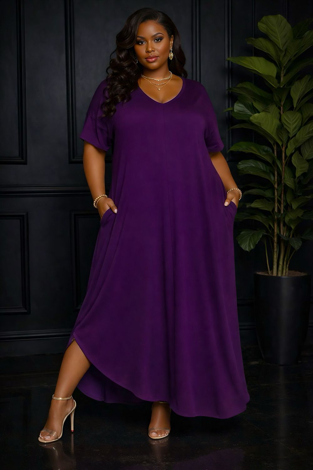 Violet Spring Girl Dress