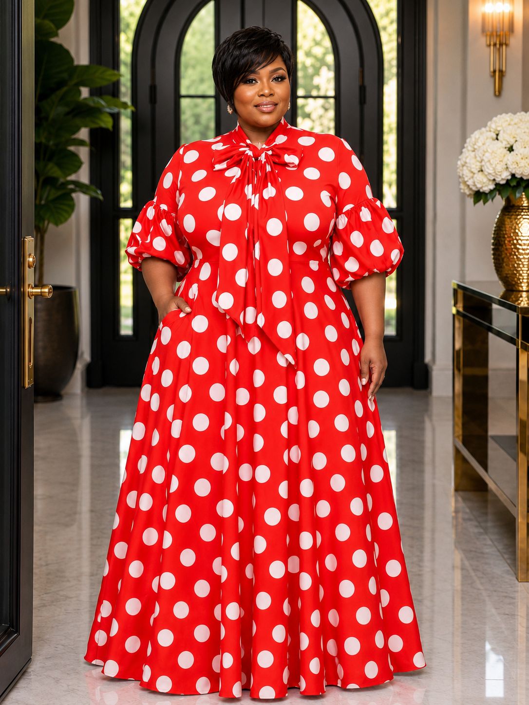 Red Polk Dot Magic Overflow