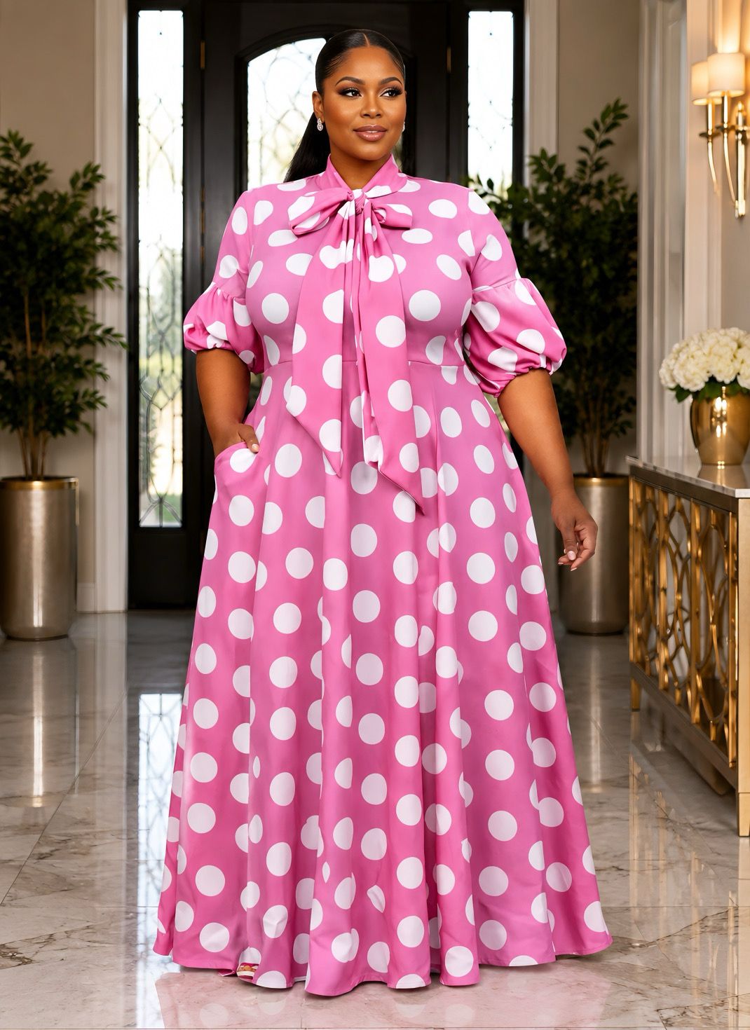 Pink Polk Dot Magic Overflow