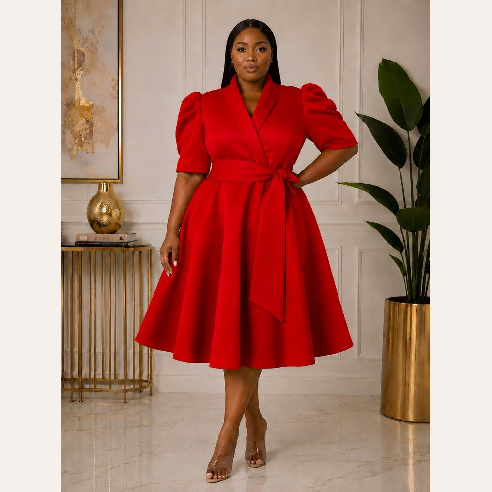 Fantasy Red Swing Dress