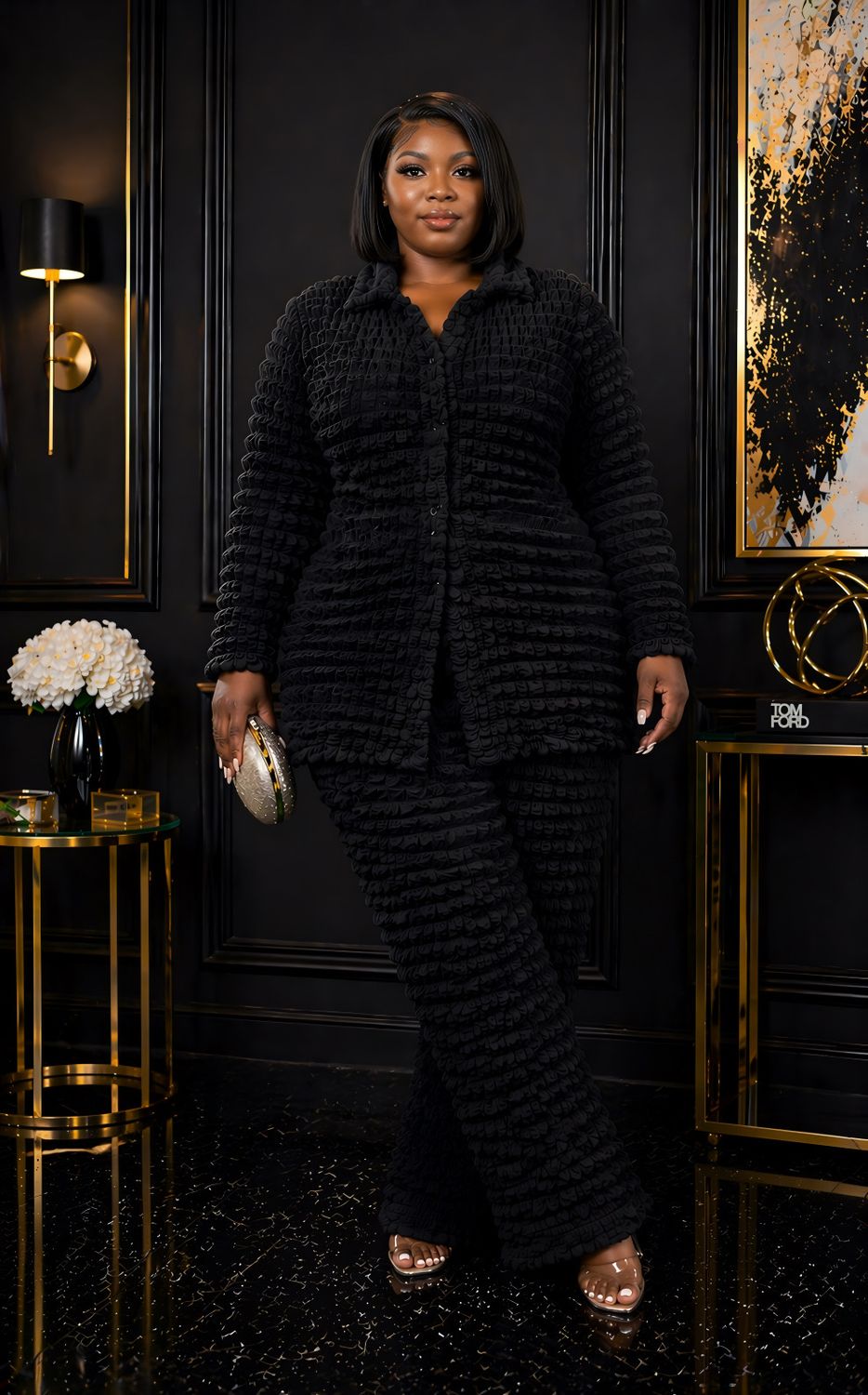 Black Poppy Girl Set