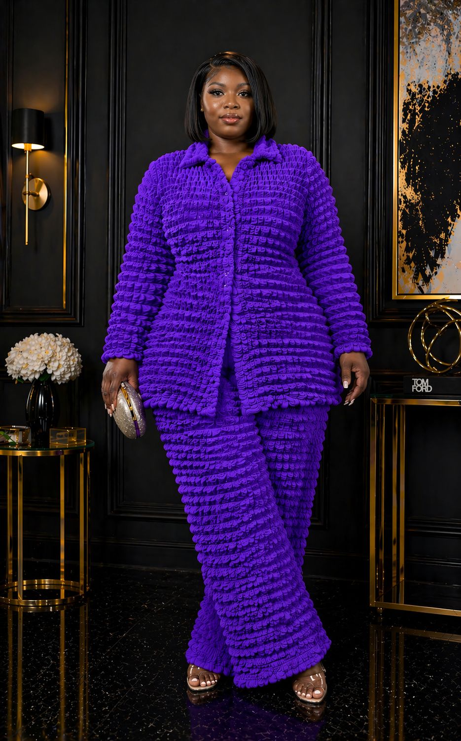 Purple Poppy Girl Set