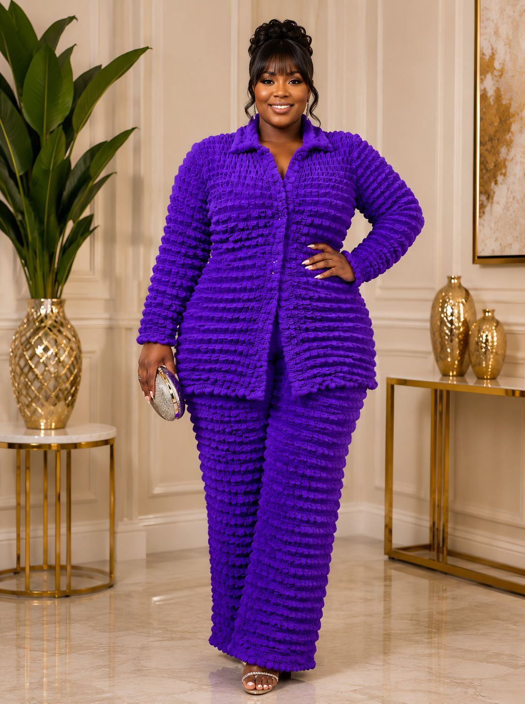 Purple Poppy Girl Set