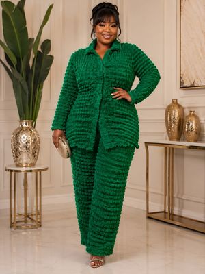 Green Poppy Girl Set