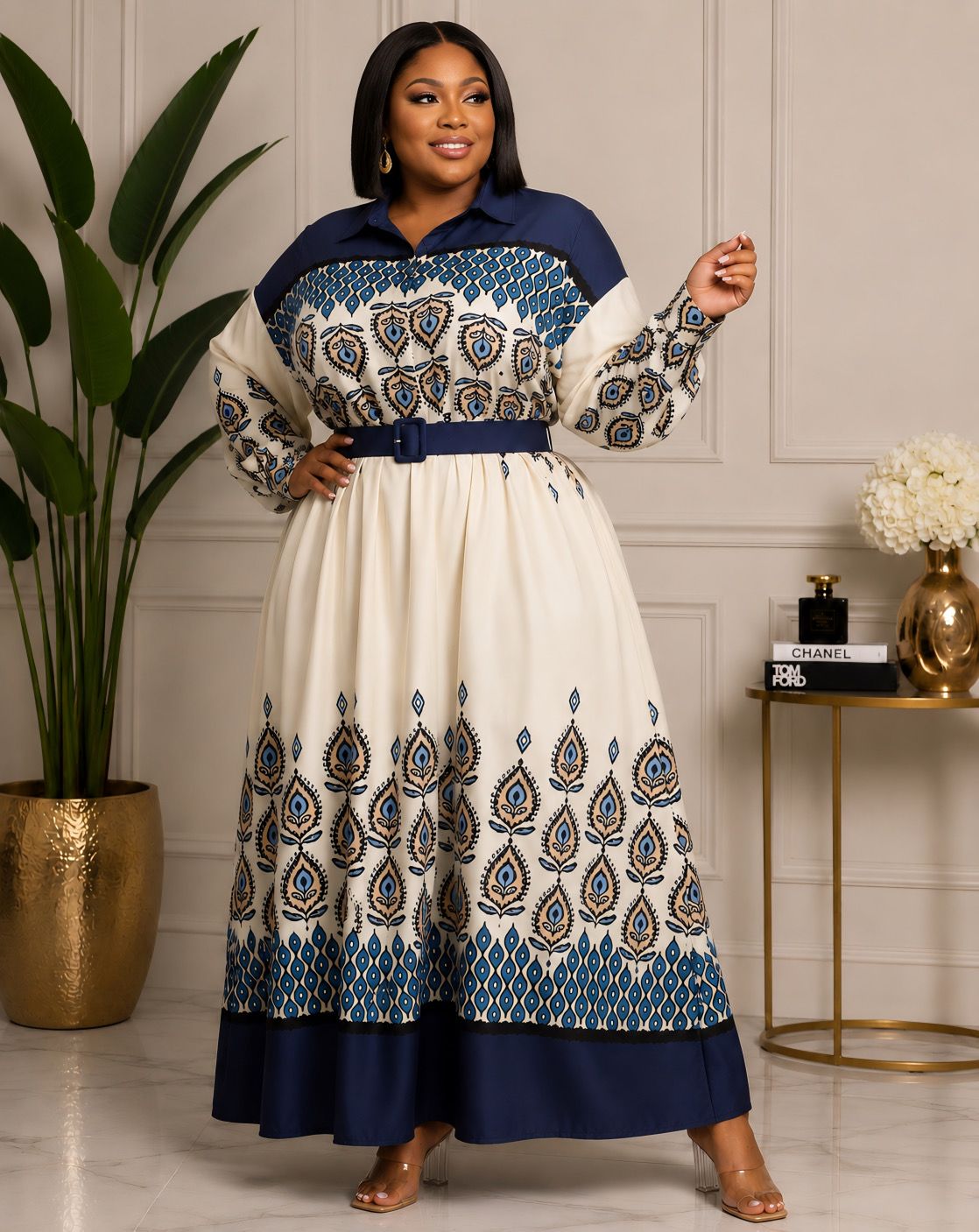 Wilona Belted Dress