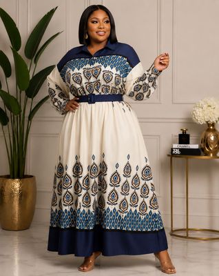 Wilona Belted Dress