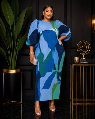 Blue Water Dress
