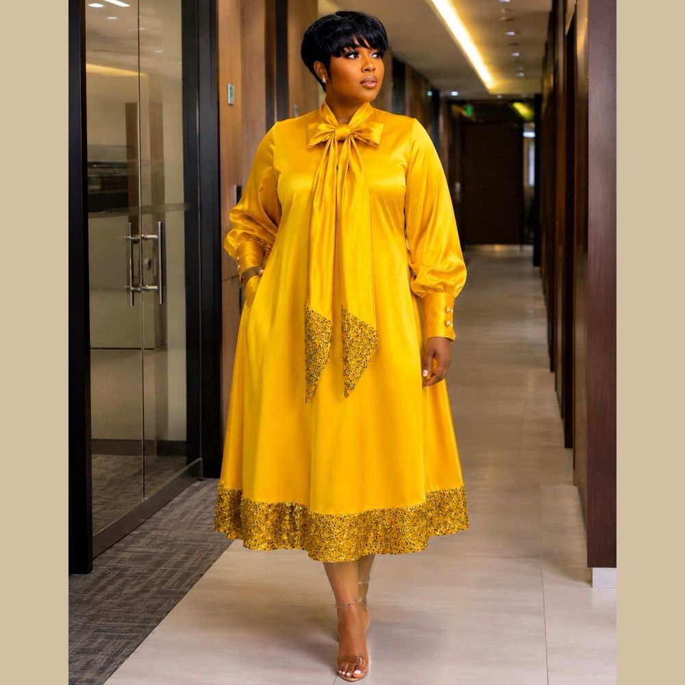 Gold Empress Sequin Dress