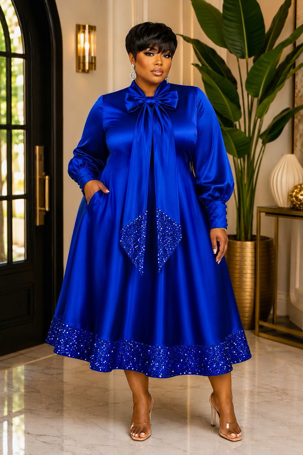 Royal Empress Sequin Dress