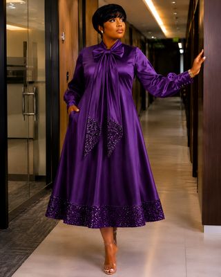 Violet Empress Sequin Dress