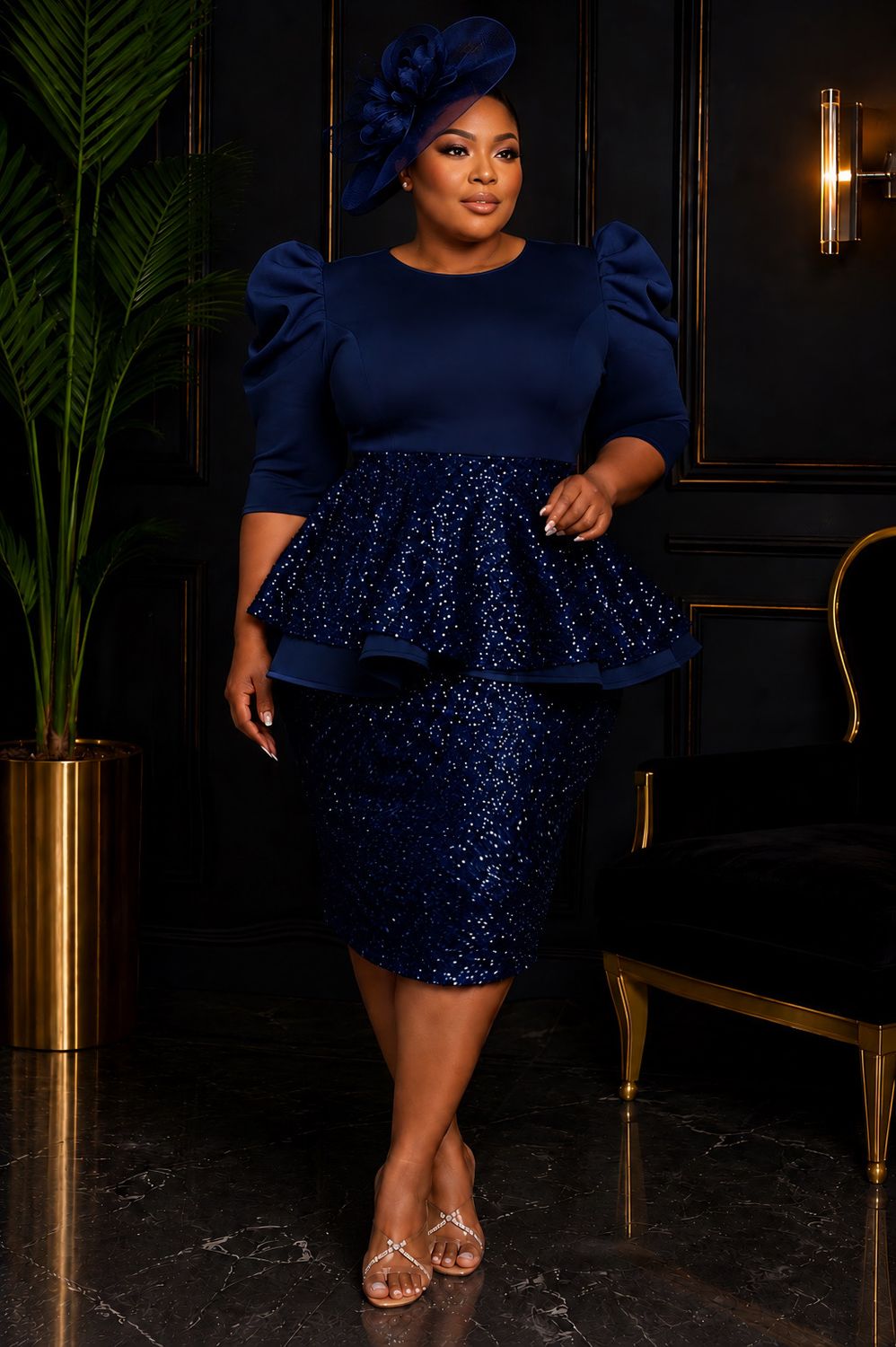 Midnight Starbright Sequin Dress
