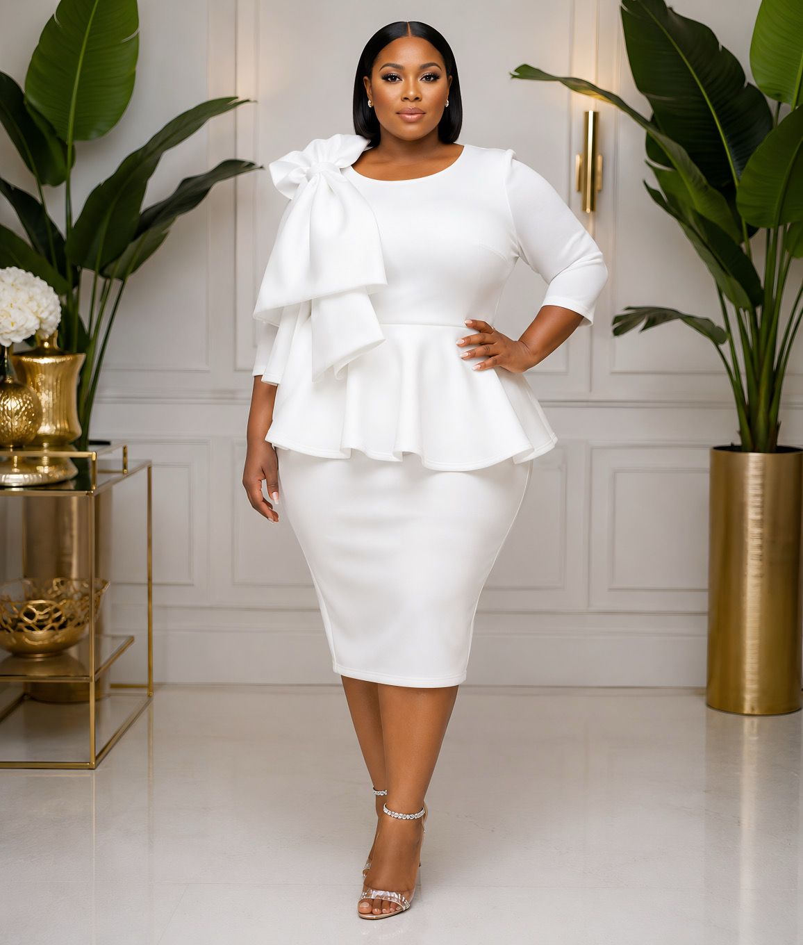 Holy Bowneek Peplum Dress