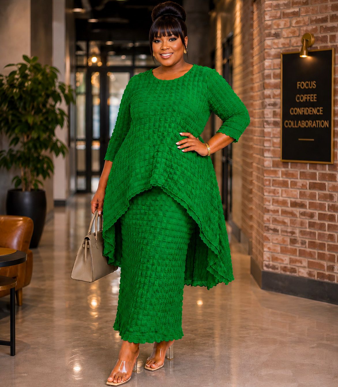 Kelly Popcorn Skirt Set