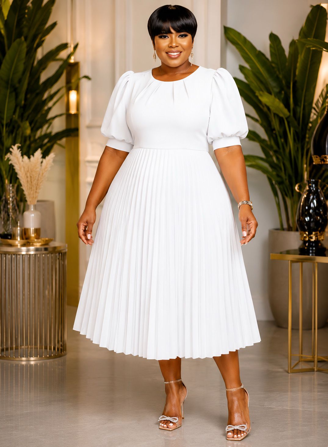 Pure Lydia Pleated Dress