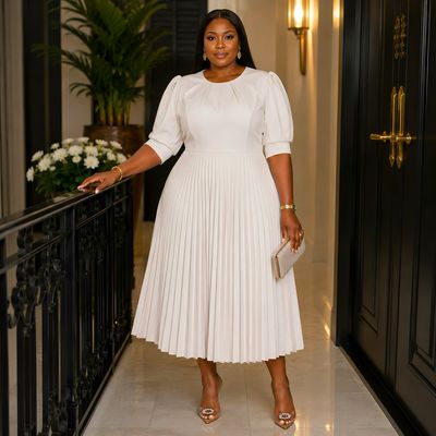 Pure Lydia Pleated Dress