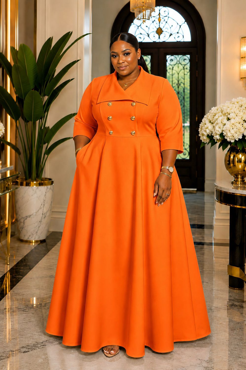Orange Fancy Dress