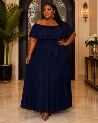 Nevada Pleated Summer Dress