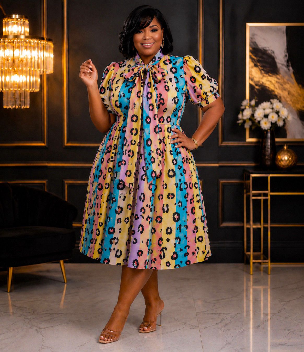 Power Printed Dress
