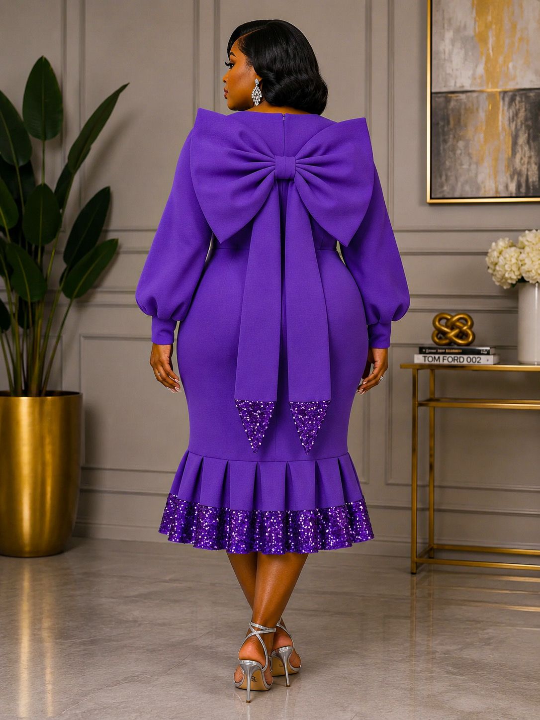 Violet The Present Sequin Dress
