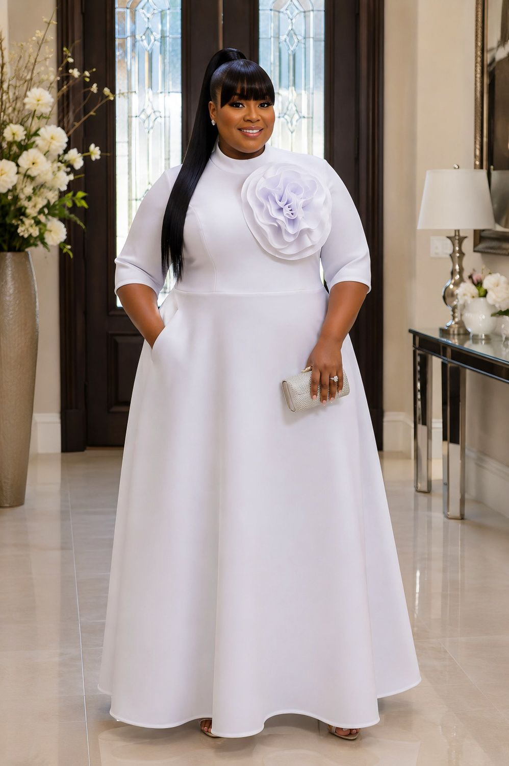 Pearl Solenne Dress