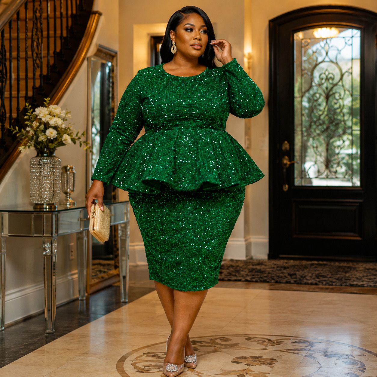 Kelly Legacy Sequin Skirt Set