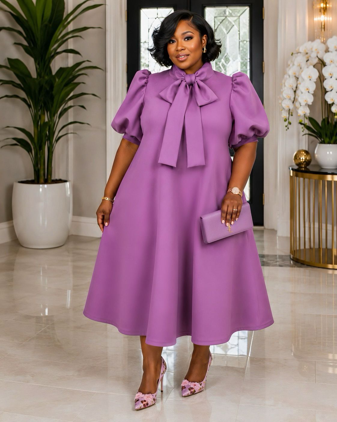 Mauve Decree Baggie Dress