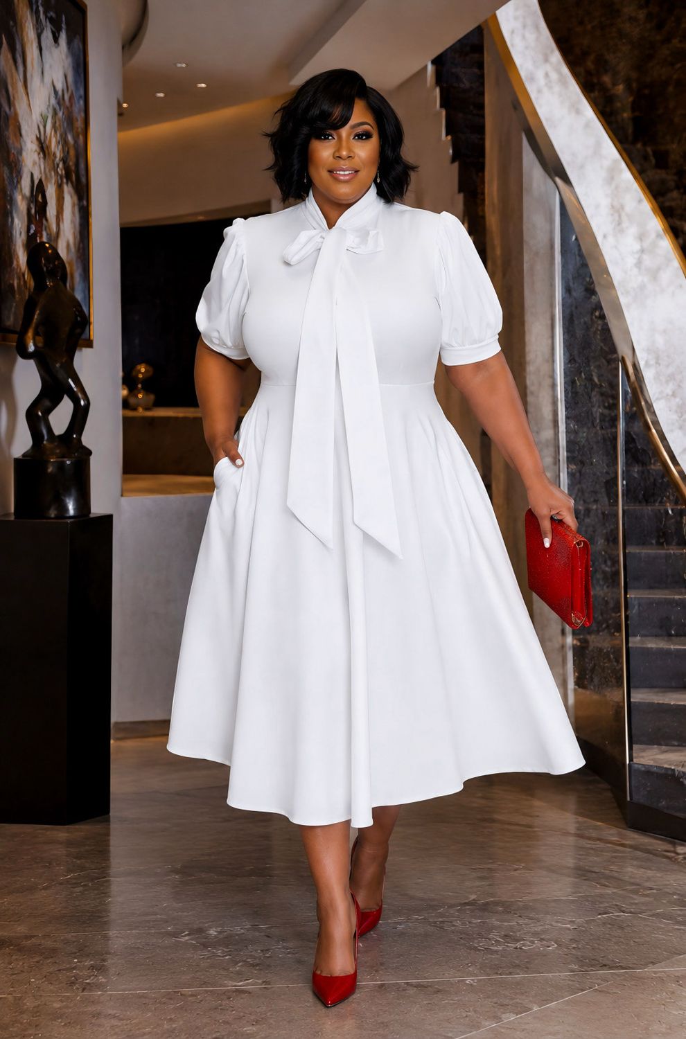 White Orchid Dress