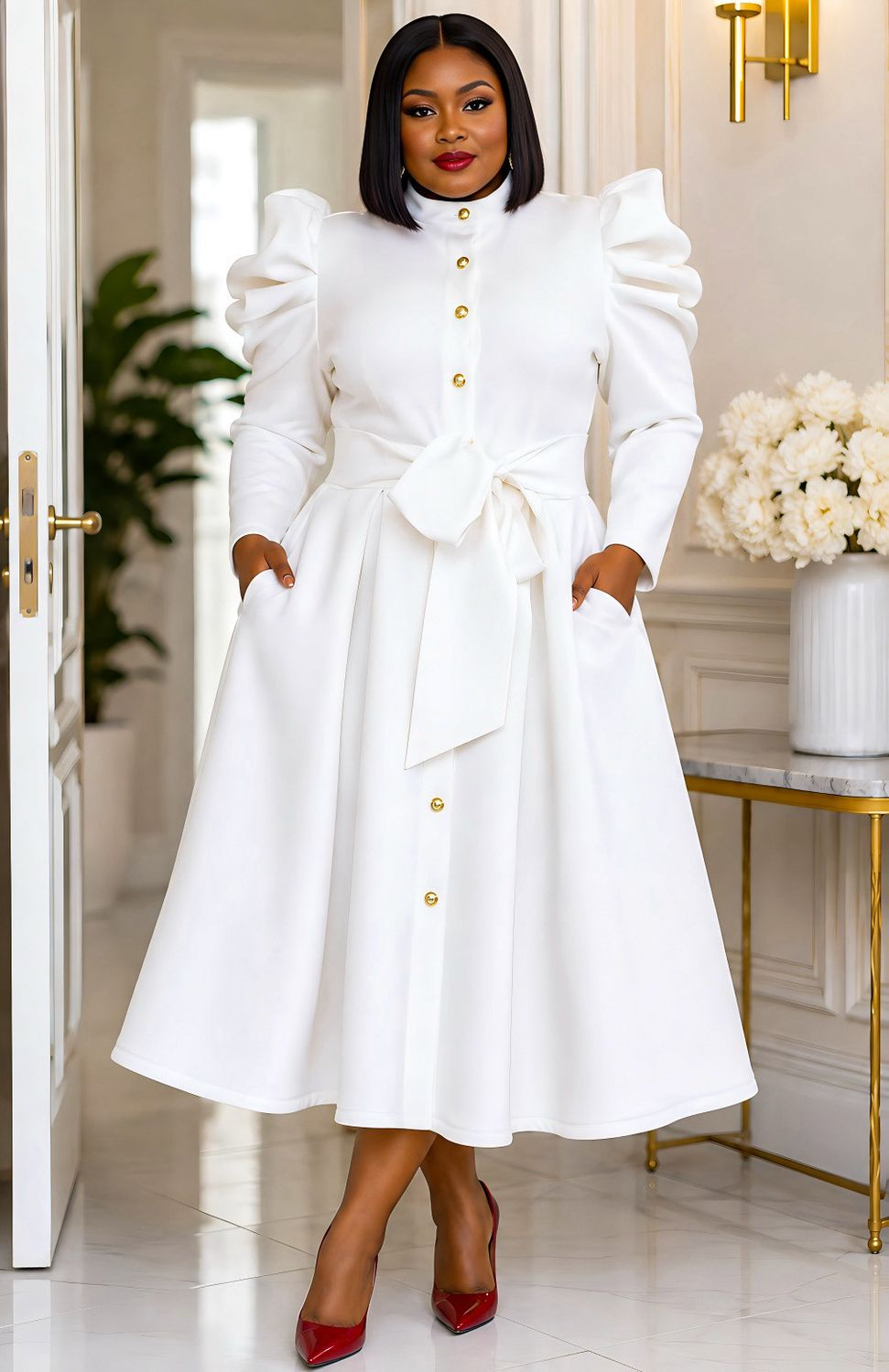 White Stellar Nutcracker Dress