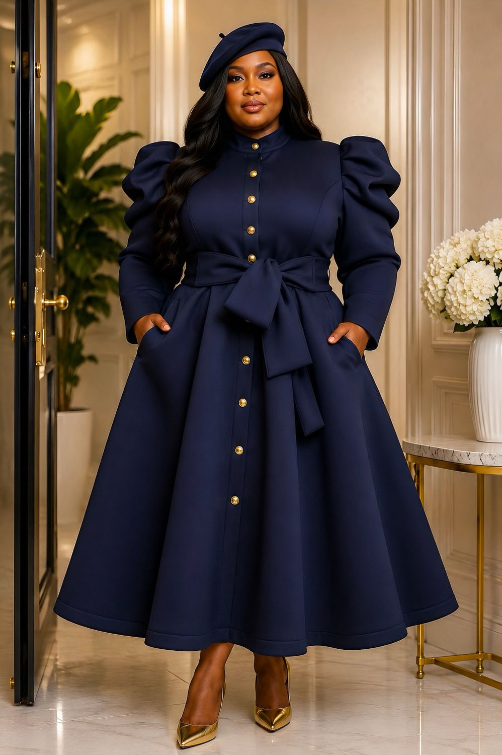 Navy Stellar Nutcracker Dress